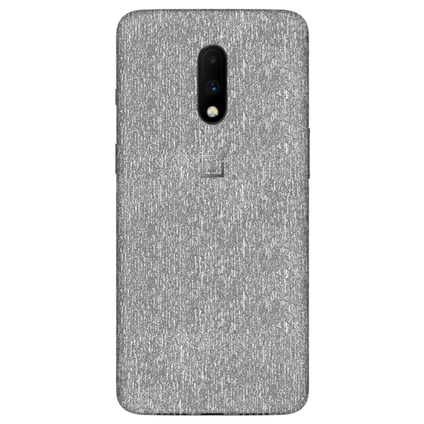 Brushed Super Shine Silver Mobile Skin